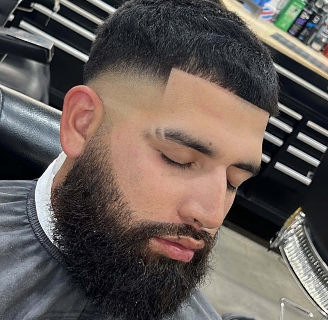 Skin fade example